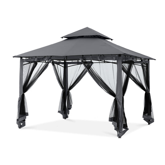 9x9/11x11/10x12 Outdoor Garden Patio Gazebo with Netting Walls