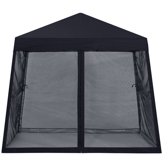Leisure Sports Stable Pop-Up Canopy Tent with Mosquito Netting - 8x8, 10x10, 11x11