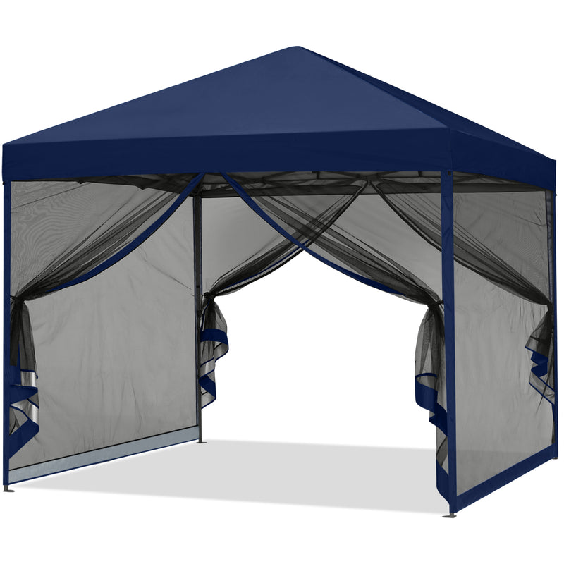 Load image into Gallery viewer, Leisure Sports Pop-Up Easy Setup Outdoor Canopy Tent with Netting Screen Walls - 8x8, 10x10
