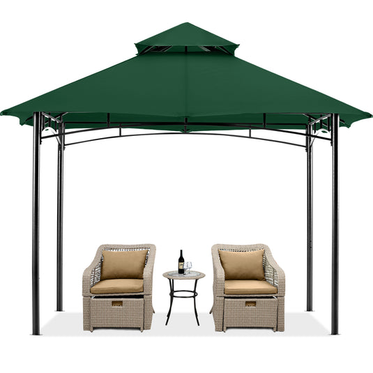 9x9/10x12/11x11 Outdoor Garden Patio Gazebo with Stable Steel Farme