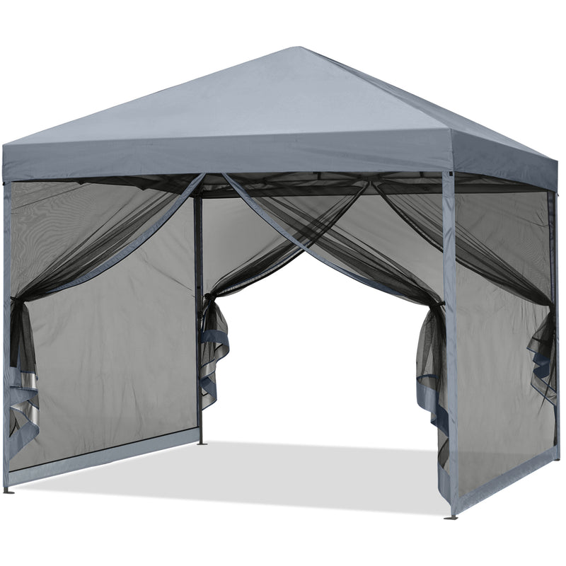 Load image into Gallery viewer, Leisure Sports Pop-Up Easy Setup Outdoor Canopy Tent with Netting Screen Walls - 8x8, 10x10
