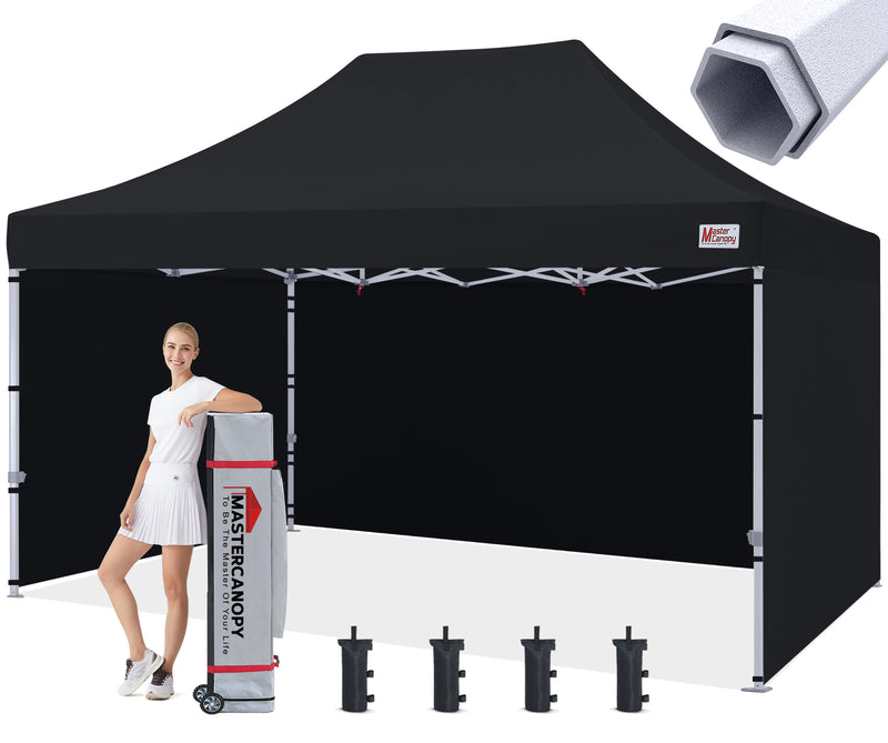 Load image into Gallery viewer, Mastercanopy Core-35 Premium Heavy Duty Instant Canopy Tent with Sidewalls - 10x10, 10x15, 10x20
