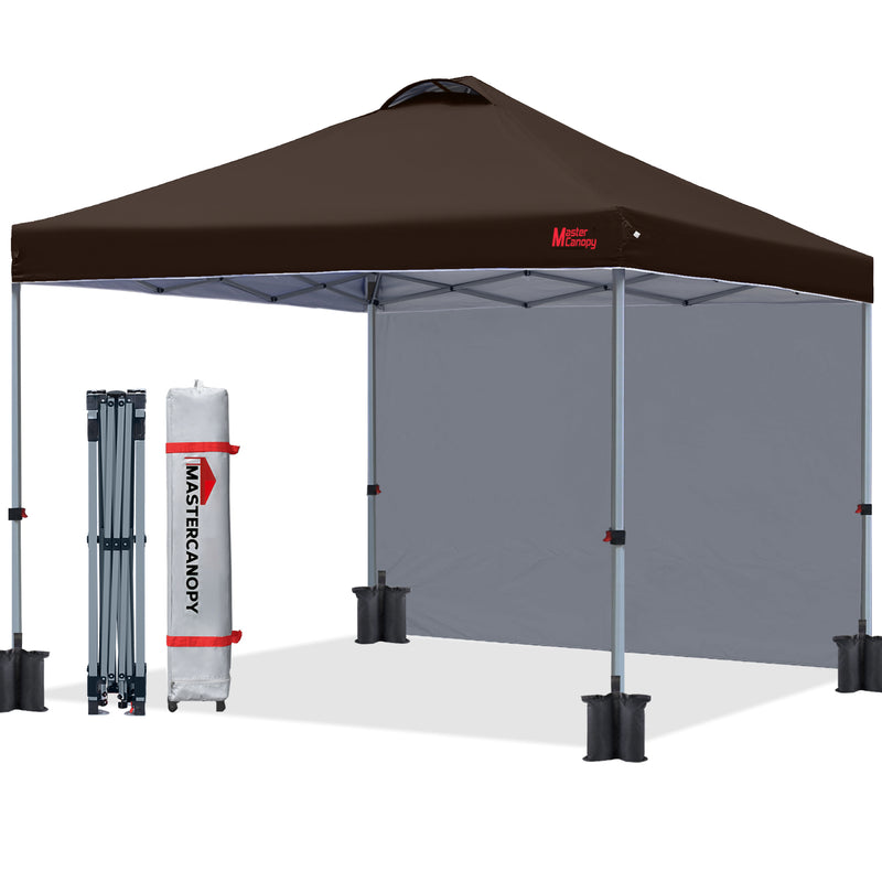 Load image into Gallery viewer, Leisure Sports Durable Pop-Up Canopy Tent with Sidewall - 8x8, 10x10
