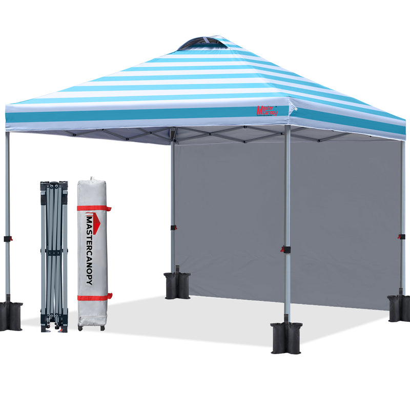 Load image into Gallery viewer, Leisure Sports Durable Pop-Up Canopy Tent with Sidewall - 8x8, 10x10
