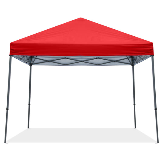 Leisure Sports Portable Pop-Up Canopy Tent with Large Base - 8x8, 10x10, 12x12