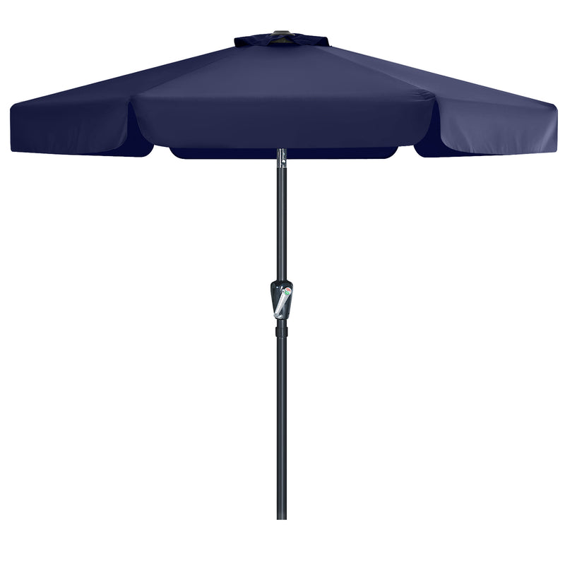 Load image into Gallery viewer, MASTERCANOPY Valance Patio Umbrella for Outdoor Table Market 6/8 Ribs
