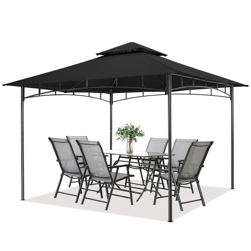 Load image into Gallery viewer, 9x9/10x12/11x11 Outdoor Garden Patio Gazebo with Stable Steel Farme

