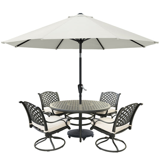 MASTERCANOPY Patio Umbrella for Outdoor Market Table  8 Ribs