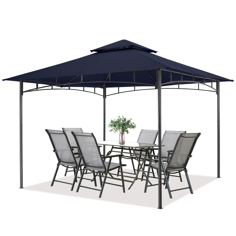 Load image into Gallery viewer, 9x9/10x12/11x11 Outdoor Garden Patio Gazebo with Stable Steel Farme

