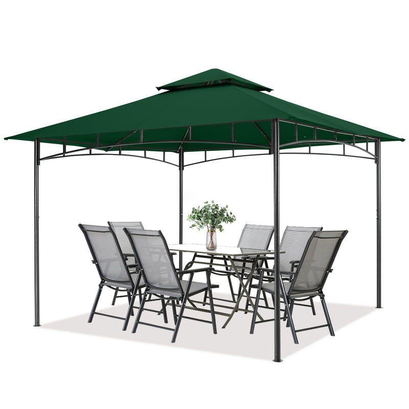 Load image into Gallery viewer, 9x9/10x12/11x11 Outdoor Garden Patio Gazebo with Stable Steel Farme
