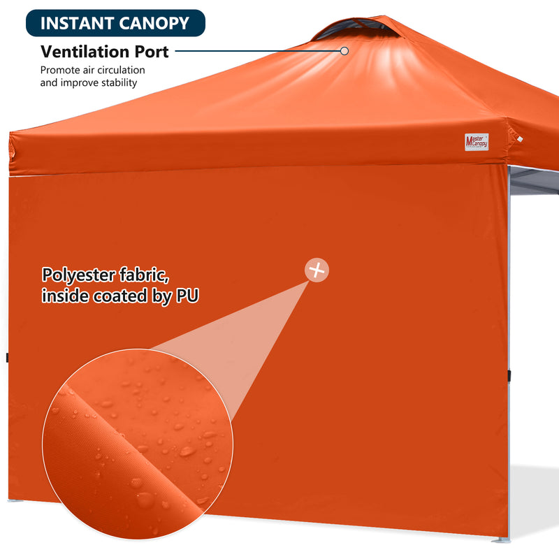 Load image into Gallery viewer, Leisure Sports Durable Pop-Up Canopy Tent with Sidewall - 8x8, 10x10
