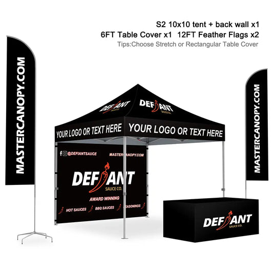 Mastercanopy Core-35 Custom Canopy Tent 10x10 Full Case Vision Super Value Package