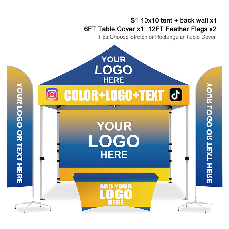 Load image into Gallery viewer, Mastercanopy Lite-30 Commercial Custom Canopy Tent 10x10 Full Case Vision Super Value Package
