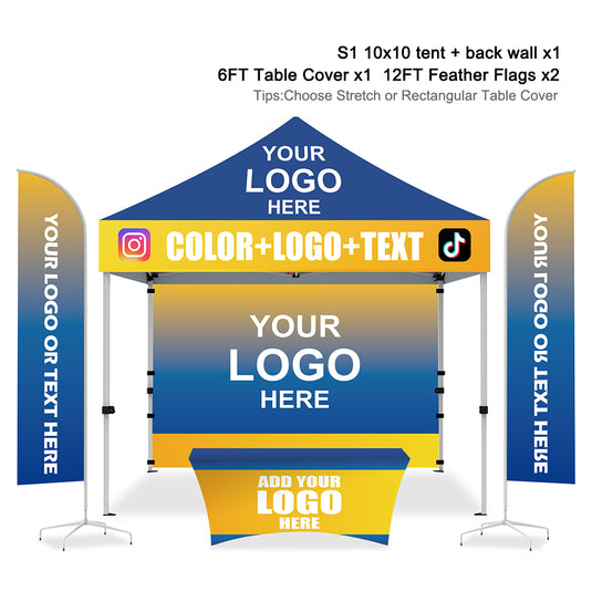 Mastercanopy Lite-30 Commercial Custom Canopy Tent 10x10 Full Case Vision Super Value Package