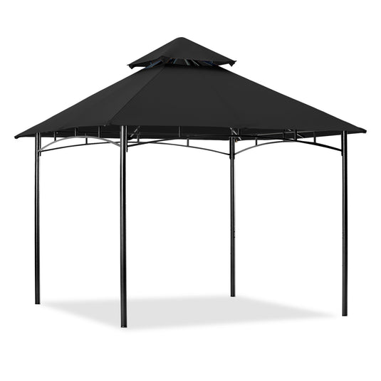 9x9/10x12/11x11 Outdoor Garden Patio Gazebo with Stable Steel Farme