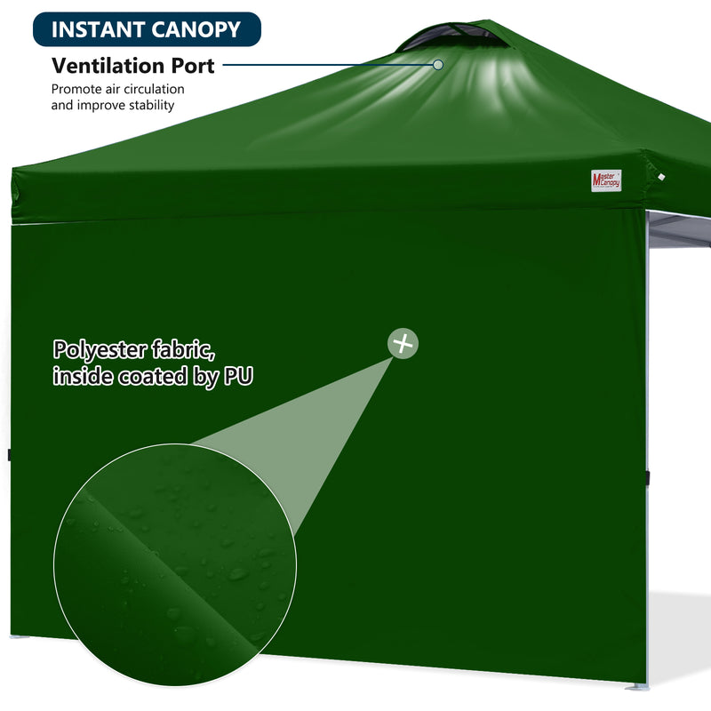 Load image into Gallery viewer, Leisure Sports Durable Pop-Up Canopy Tent with Sidewall - 8x8, 10x10
