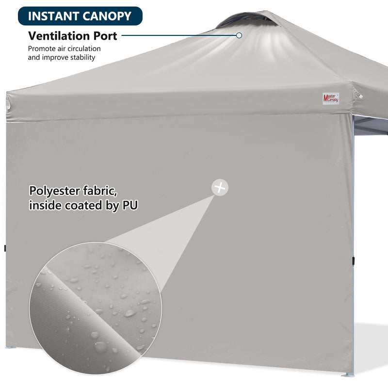 Load image into Gallery viewer, Leisure Sports Durable Pop-Up Canopy Tent with Sidewall - 8x8, 10x10
