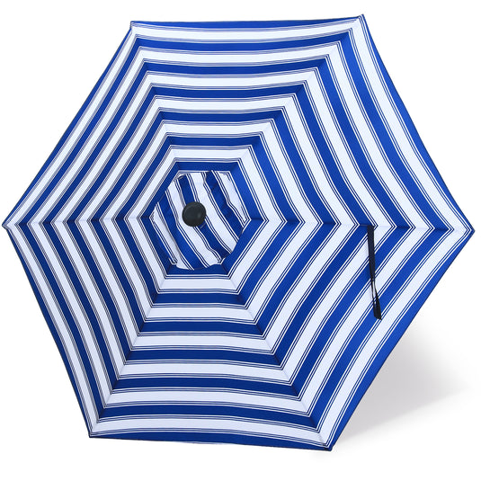 7.5FT Patio Umbrella Replacement Canopy for 6 Ribs