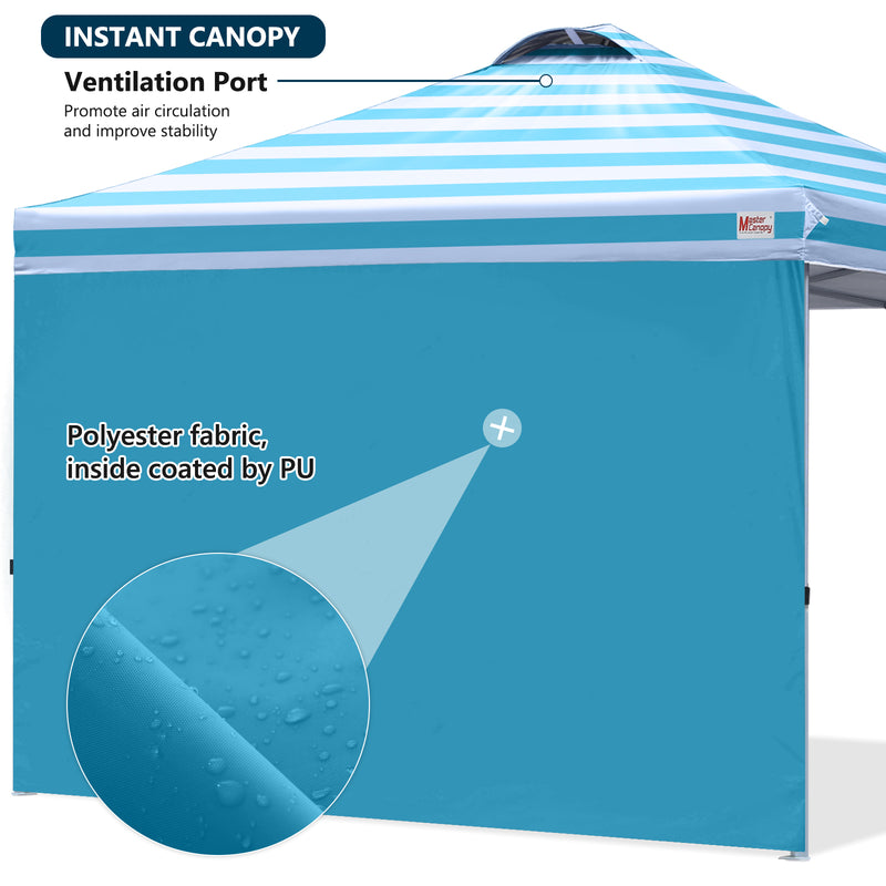 Load image into Gallery viewer, Leisure Sports Durable Pop-Up Canopy Tent with Sidewall - 8x8, 10x10
