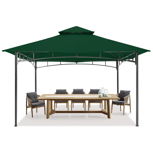 9x9/10x12/11x11 Outdoor Garden Patio Gazebo with Stable Steel Farme