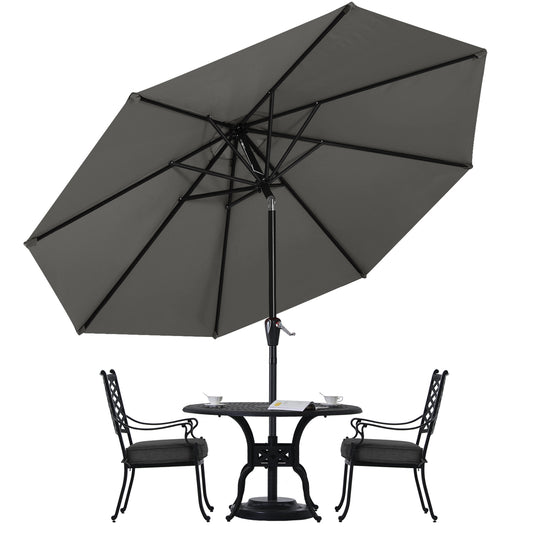 MASTERCANOPY Patio Umbrella for Outdoor Market Table  8 Ribs