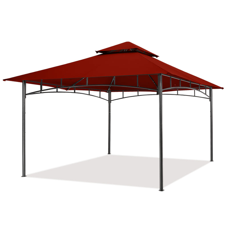 Load image into Gallery viewer, 9x9/10x12/11x11 Outdoor Garden Patio Gazebo with Stable Steel Farme
