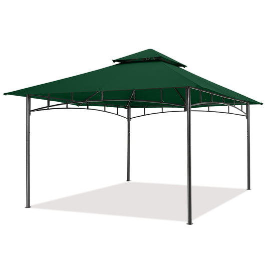 9x9/10x12/11x11 Outdoor Garden Patio Gazebo with Stable Steel Farme