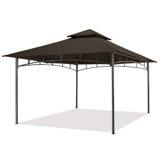 9x9/10x12/11x11 Outdoor Garden Patio Gazebo with Stable Steel Farme