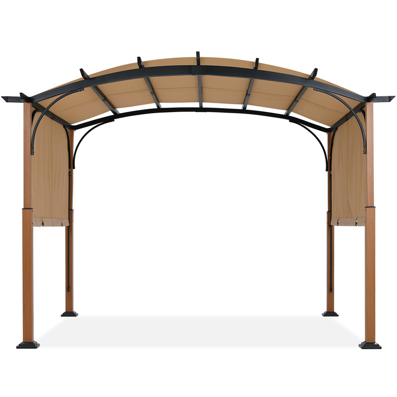 Load image into Gallery viewer, 10x10/10x12 Outdoor Retractable Pergola Canopy Patio Metal Garden Gazebo
