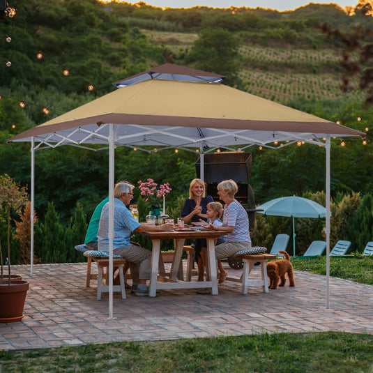 13x13 Leisure Sports Easy Pop-Up Canopy Tent Instant Shelter with Vented Top