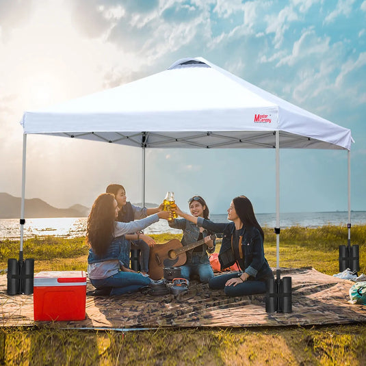 Leisure Sports Durable Ez Pop-Up Canopy Tent with Vented Top-CA - 8x8, 10x10