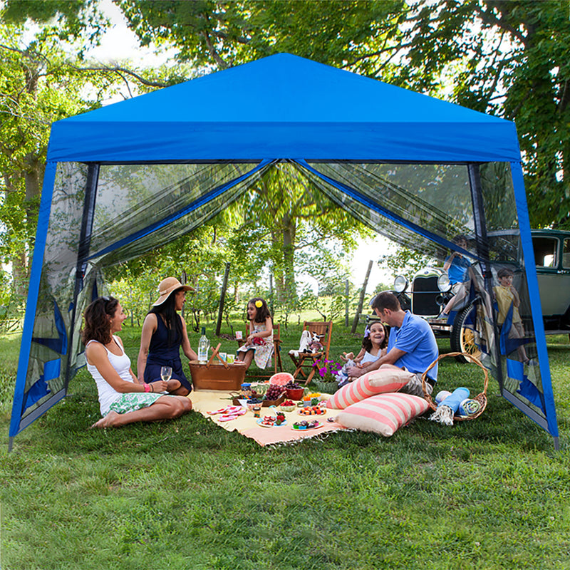 Load image into Gallery viewer, Leisure Sports Stable Pop-Up Canopy Tent with Mosquito Netting - 8x8, 10x10, 11x11
