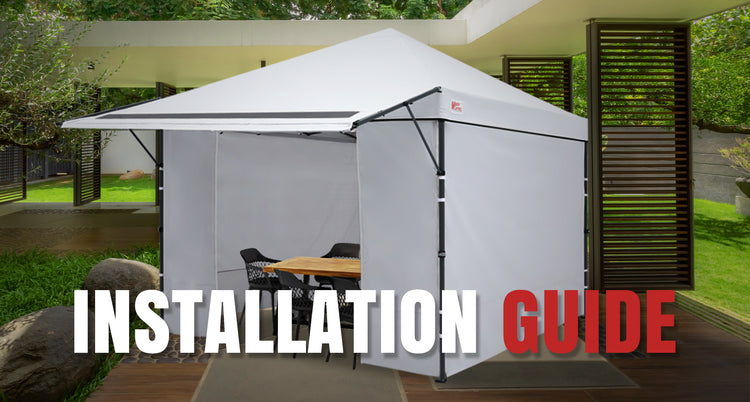 Canopy with Awning & Sidewalls