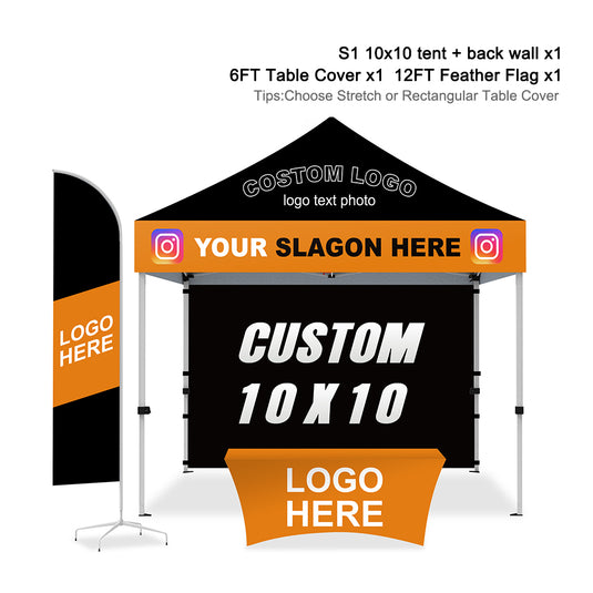 Mastercanopy Lite-30 Commercial Custom Canopy Tent 10x10 Full Case Vision Super Value Package