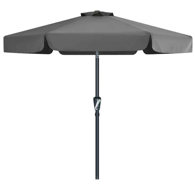 Load image into Gallery viewer, MASTERCANOPY Valance Patio Umbrella for Outdoor Table Market 6/8 Ribs
