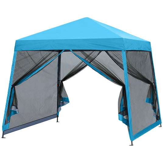 Leisure Sports Stable Pop-Up Canopy Tent with Mosquito Netting - 8x8, 10x10, 11x11