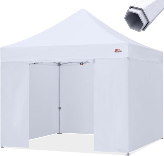 Mastercanopy Core-35 Premium Heavy Duty Instant Canopy Tent with Sidewalls - 10x10, 10x15, 10x20