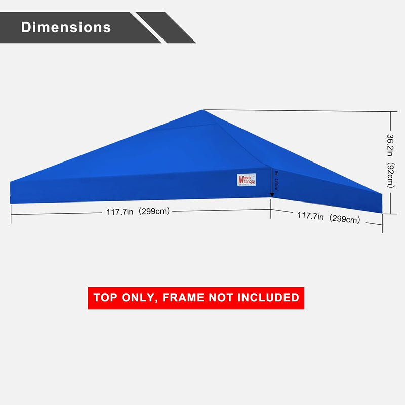 Load image into Gallery viewer, 8x8/10x10 Replacement Pop Up Canopy Top for Durable Pop-up Canopy
