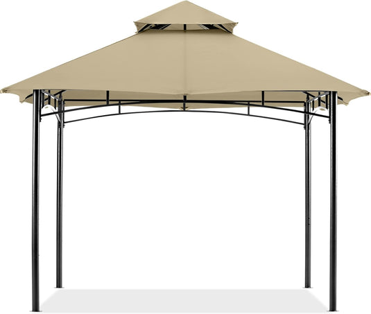 9x9/10x12/11x11 Outdoor Garden Patio Gazebo with Stable Steel Farme