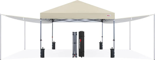 MASTERCANOPY 10x10 Pop-Up Canopy Tent with Two Shelters