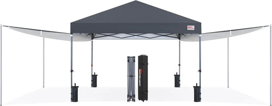 MASTERCANOPY 10x10 Pop-Up Canopy Tent with Two Shelters