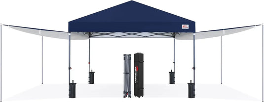 MASTERCANOPY 10x10 Pop-Up Canopy Tent with Two Shelters