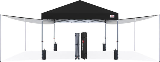MASTERCANOPY 10x10 Pop-Up Canopy Tent with 2 Shelters-CA