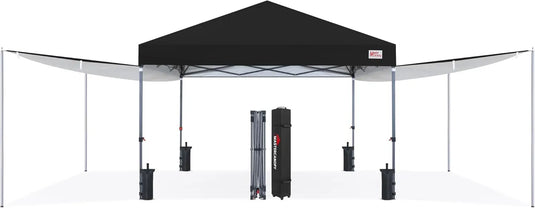 MASTERCANOPY 10x10 Pop-Up Canopy Tent with Two Shelters