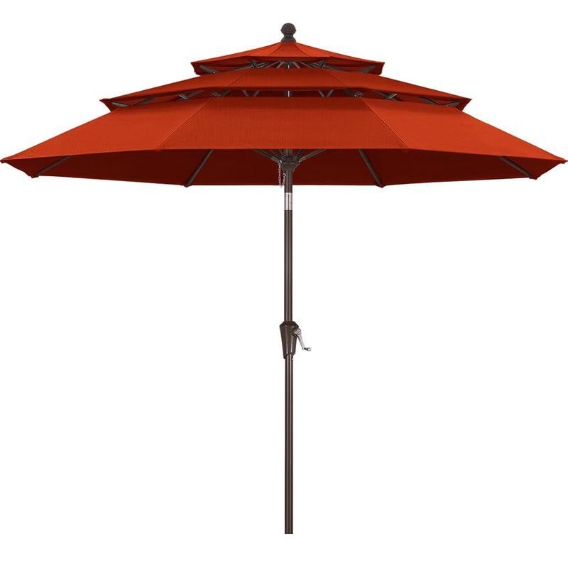 Load image into Gallery viewer, MASTERCANOPY 9ft 3-Tier Olefin Patio Umbrella 5-Year-Non-Fading
