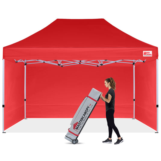 Mastercanopy Lite-30 Commercial Canopy Tent with Sidewalls - 10x10, 10x15, 10x20