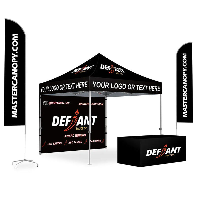 Load image into Gallery viewer, Mastercanopy Core-35 Custom Canopy Tent 10x10 Full Case Vision Super Value Package
