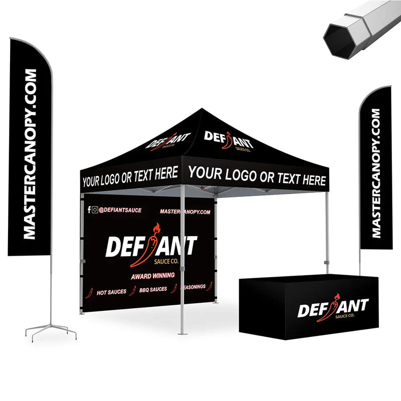 Load image into Gallery viewer, Mastercanopy Core-35 Custom Canopy Tent 10x10 Full Case Vision Super Value Package

