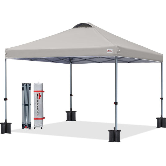 Leisure Sports Durable Pop-Up Canopy Tent with Sidewall - 8x8, 10x10