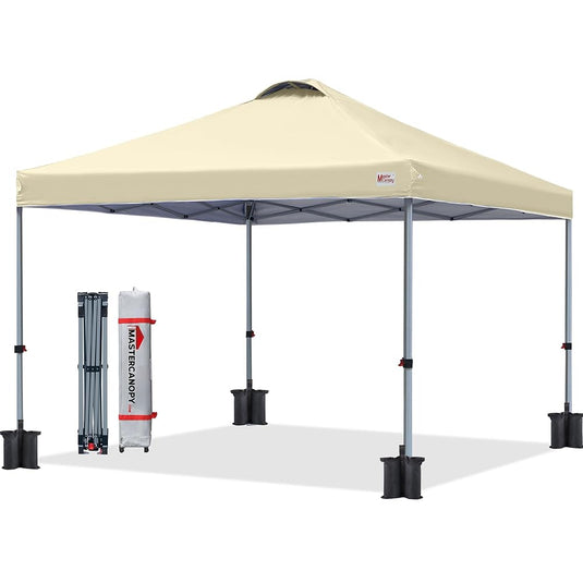 Leisure Sports Durable Ez Pop-Up Canopy Tent with Vented Top - 8x8, 10x10, 12x12